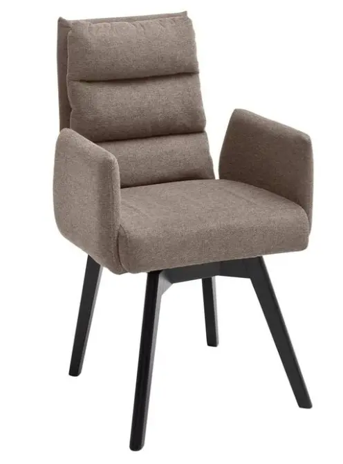 MCA Armlehnenstuhl Kampala Cappuccino ca. 61x92x65 cm drehbar