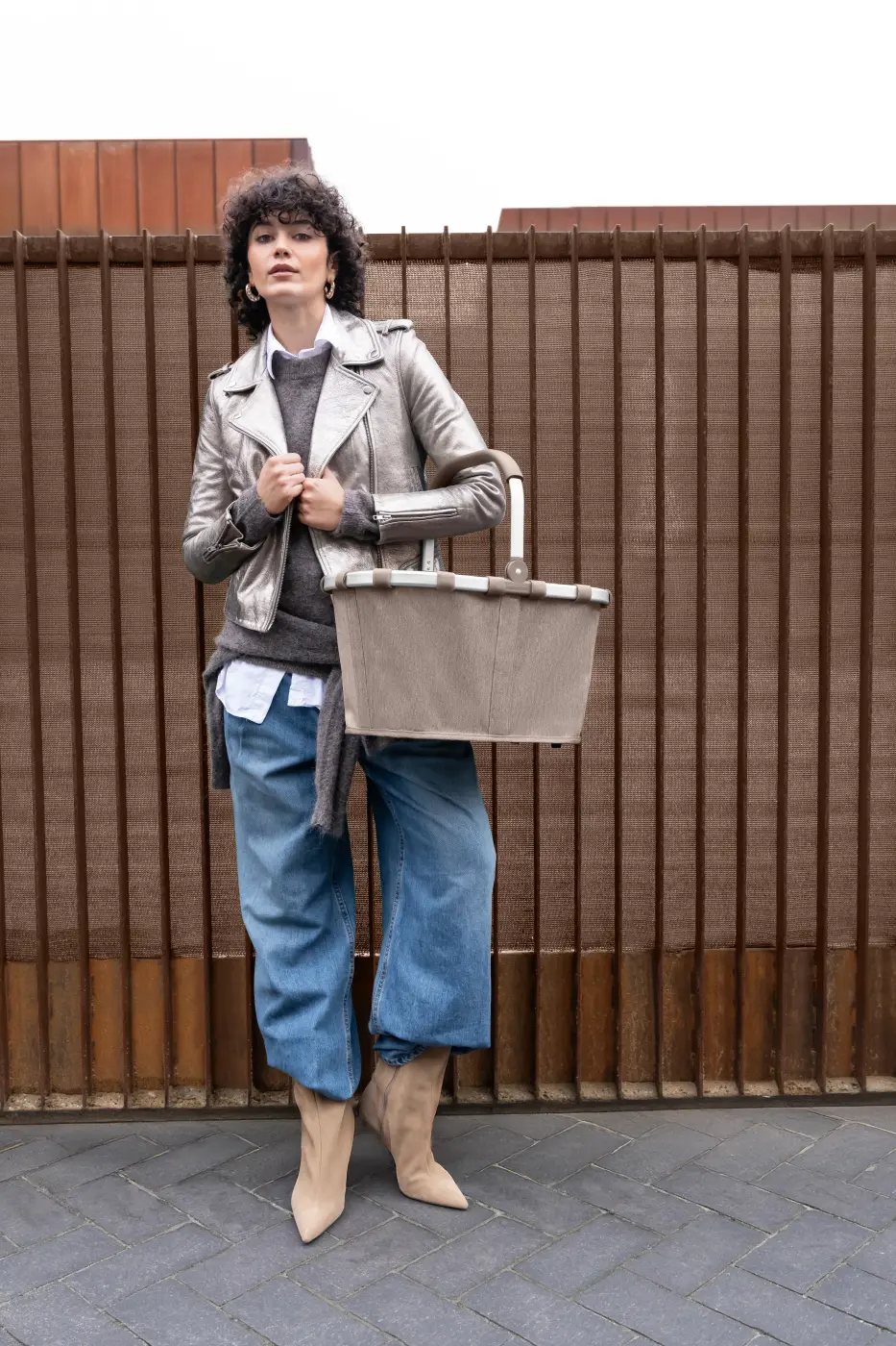 Reisenthel Carrybag Herringbone Mokka ca. 48x29x28 cm