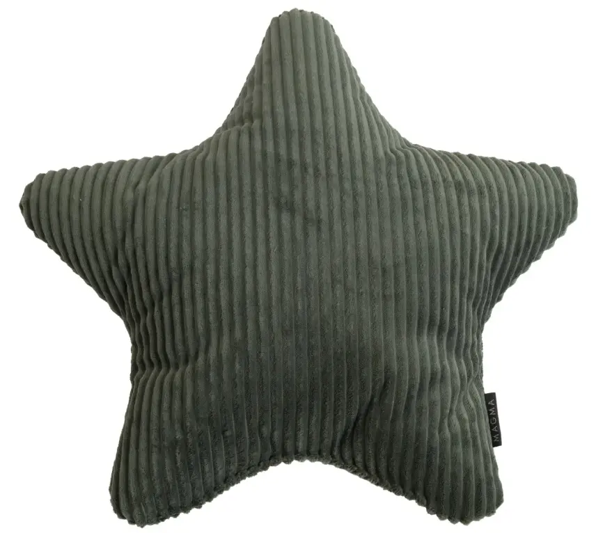 Magma Sternkissen Riga Dunkelgrün ca. 50x50 cm