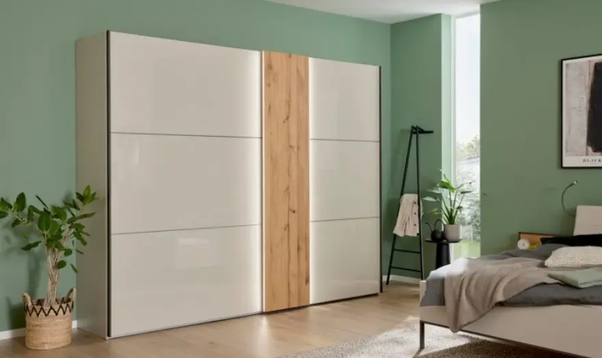 Interliving Schlafzimmer Serie 1036 champagner Dekor/Kerneiche Furnier - ohne Zusatzausstattung - 