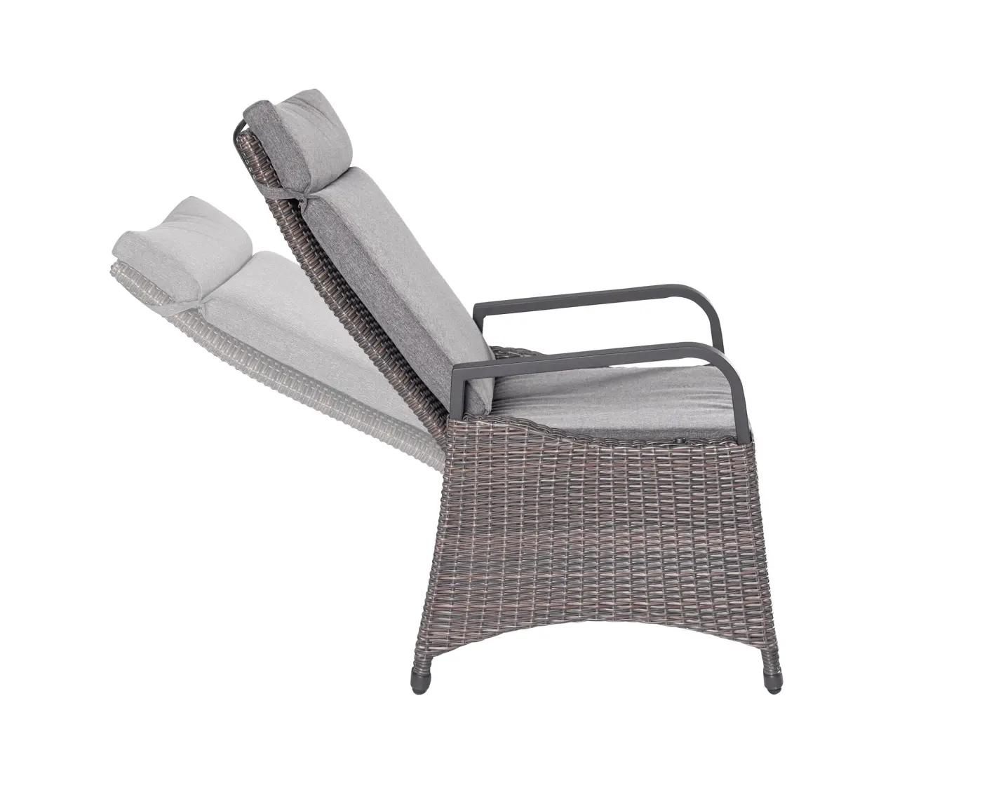 LC Garden Komido Positionsstuhl Komido Braun ca.59x112x65 cm