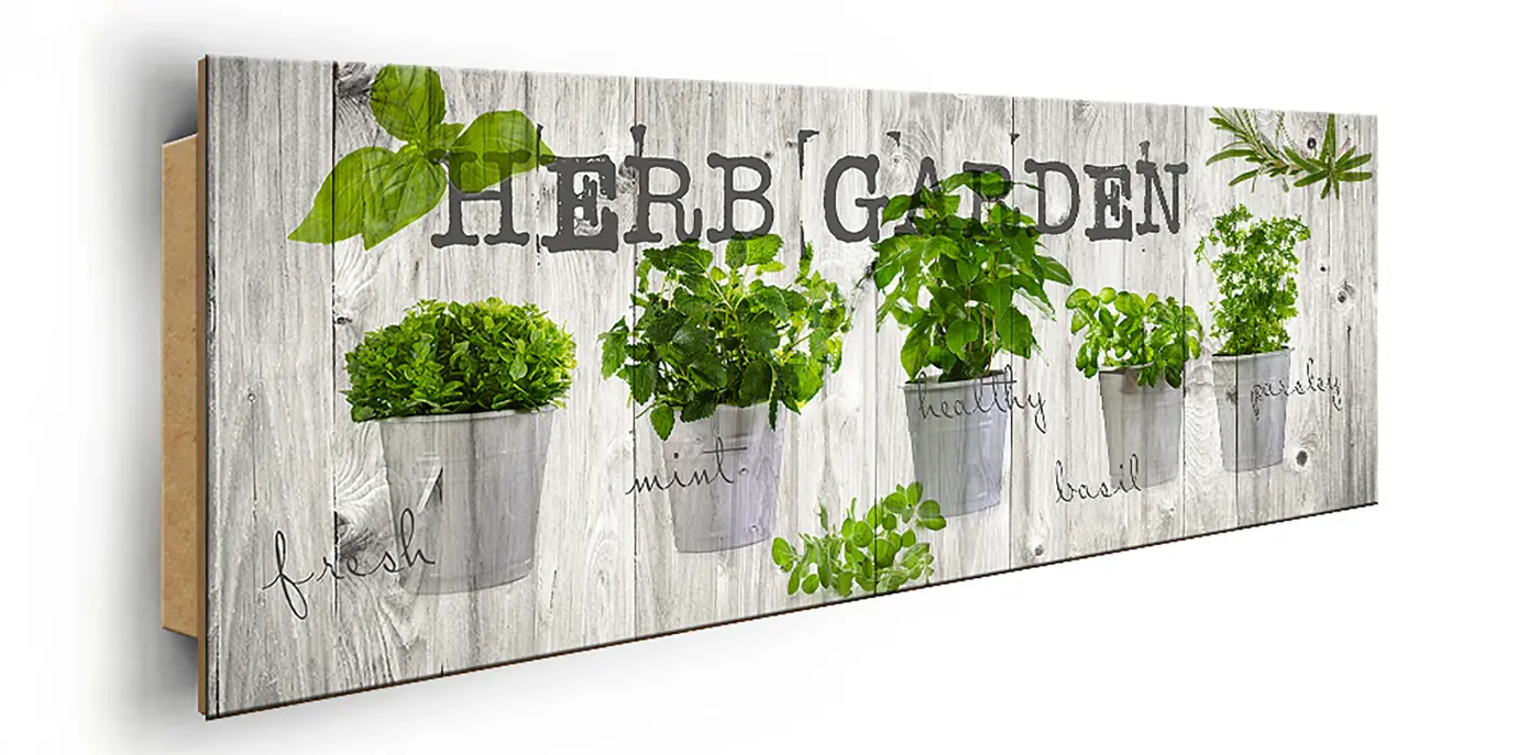 ars graphica Slim-Panel - Slim-Panel: Herb Garden