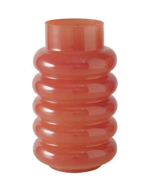 Boltze Vase Ribbo Rosa 26 cm