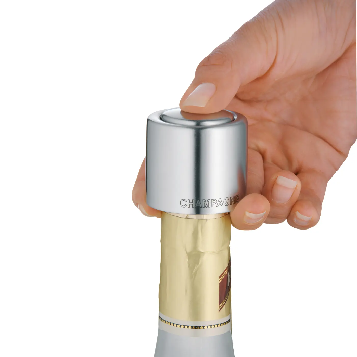 WMF Clever & More Prosecco/Sektflaschenverschluss Edelstahl