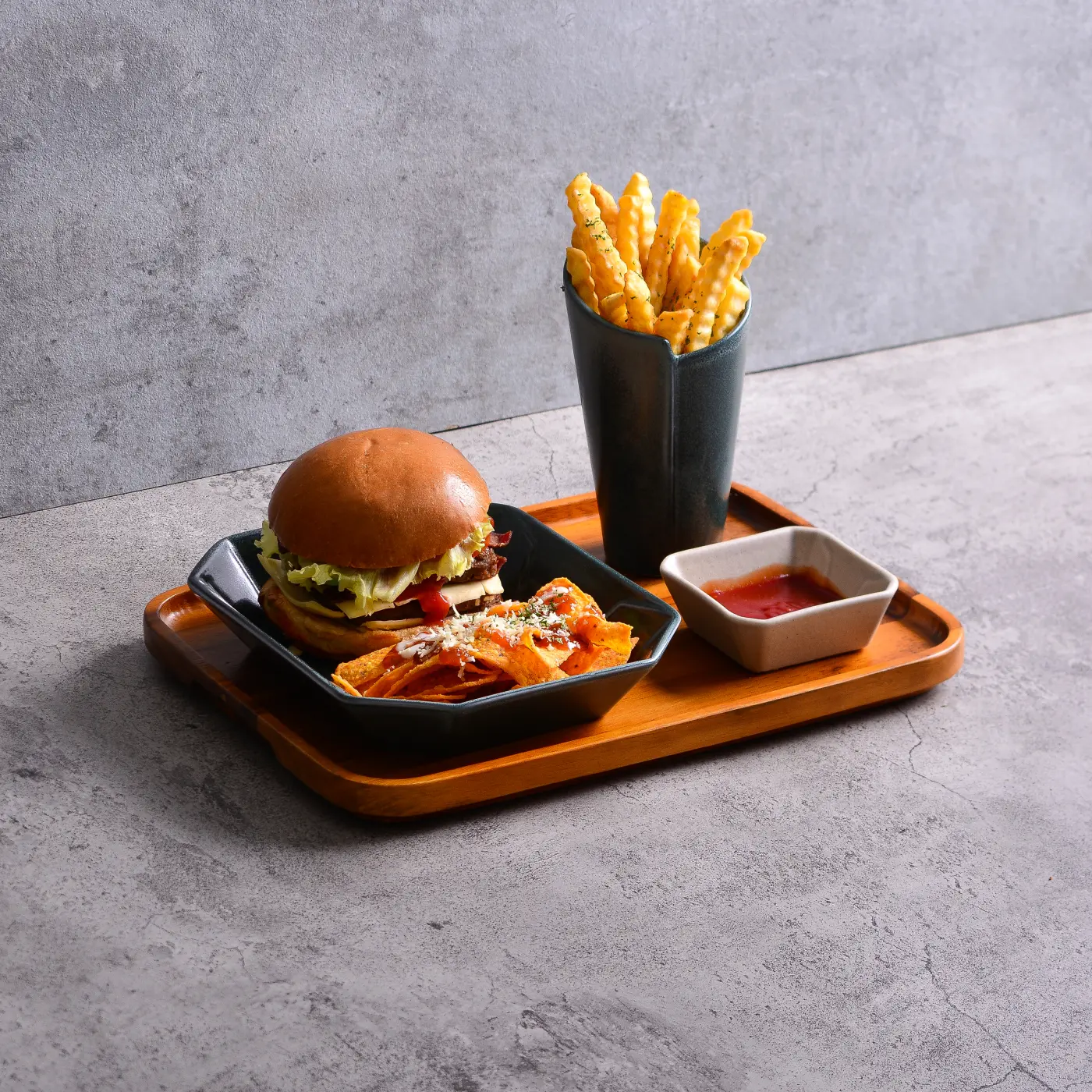 Creatable Streat Taco Stand 2 22 x 10,5 Schwarz