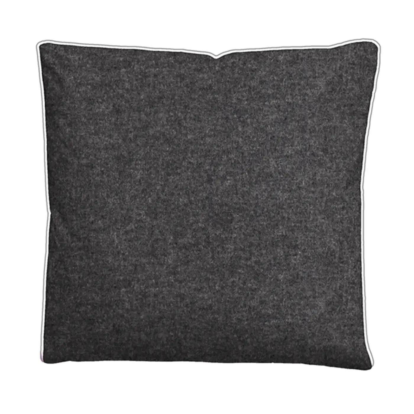 biberna Melange-Flanell Bettwäsche titanium 1x 155x200 cm + 1x 80x80 cm