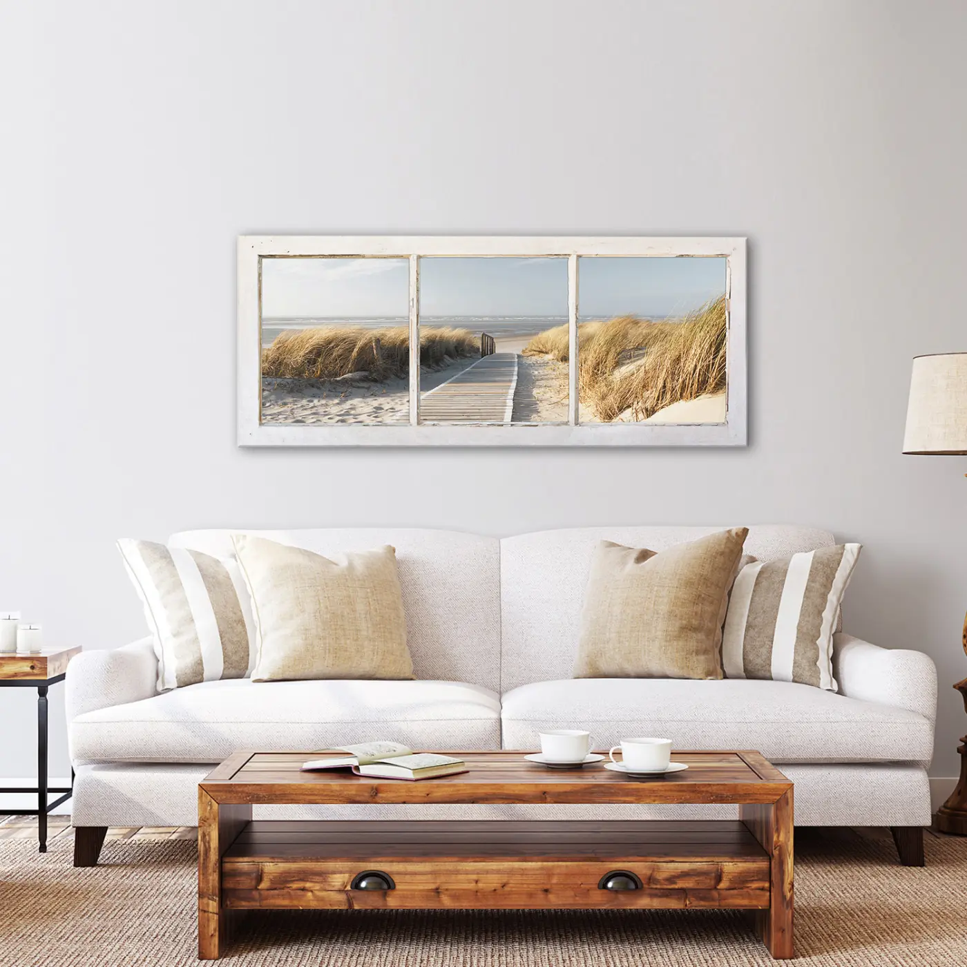 ars graphica Canvas-Long - Canvas-Long: Weg zum Meer