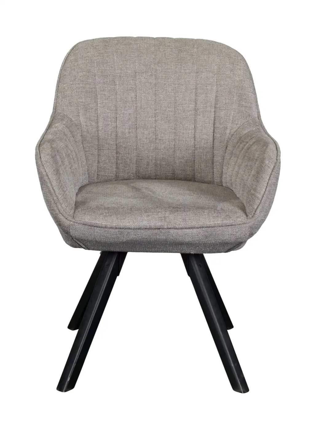 LC Wholesaler Drehstuhl Trevina Microfaser Mittelgrau ca. 59x84x50 cm