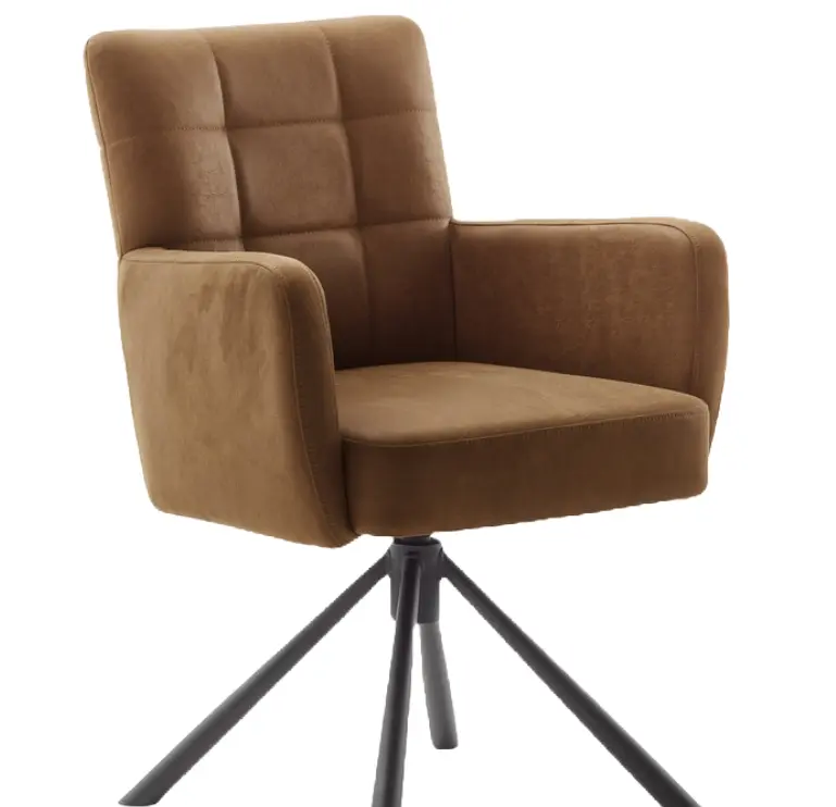 Easy Armlehnstuhl Winston Vintagelook cognac drehbar