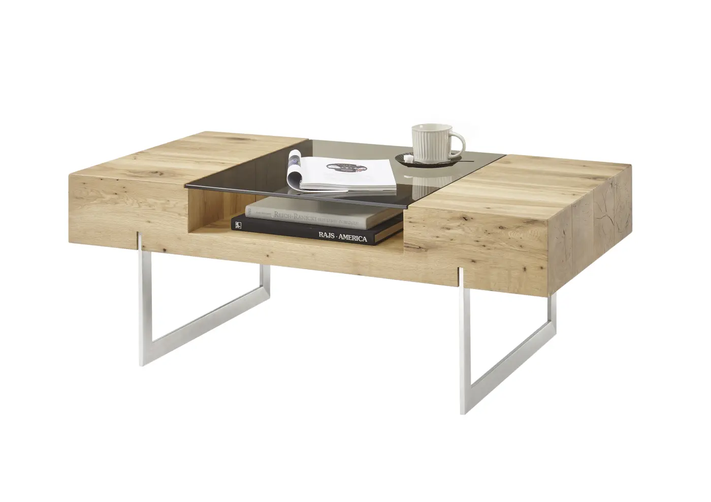 ABP Couchtisch Rewa Asteiche furniert ca. 110x40x60 cm