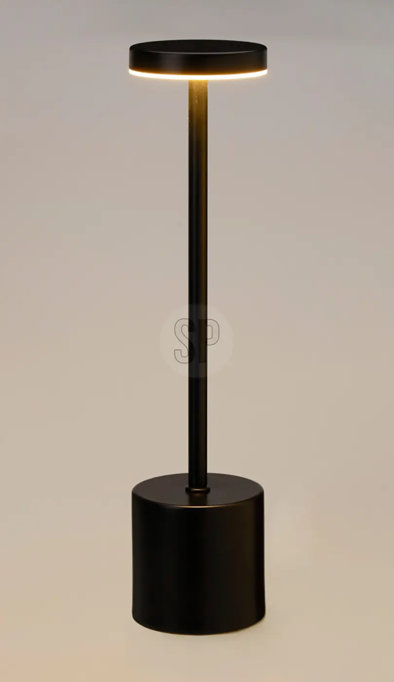 Koopman I. Tischlampe 8x34 cm schwarz