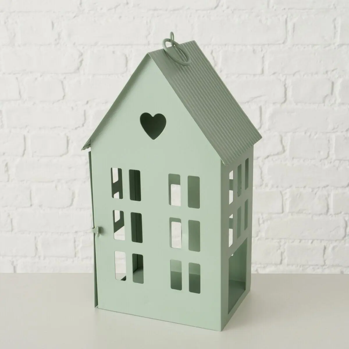 Boltze Laternenhaus Alamo grün 24 cm hoch