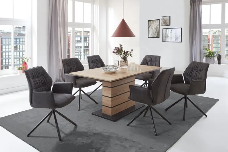 Niehoff Esstisch ausziehbar Amado Artisan Eiche ca- 160-200x90 cm